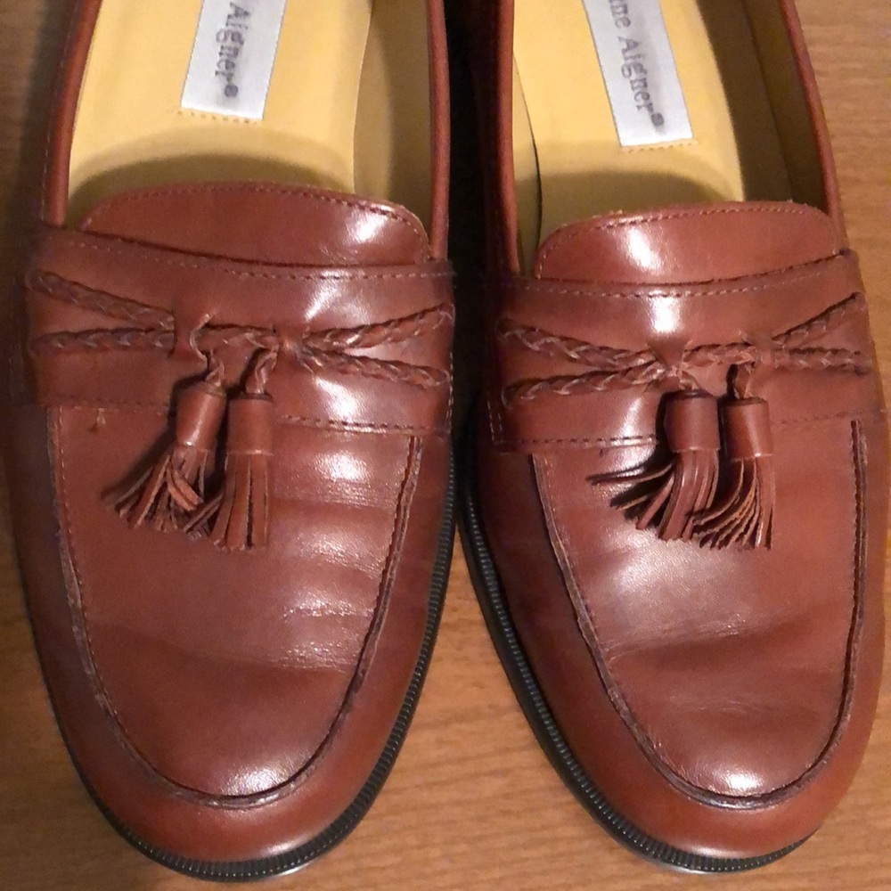 EUC Etienne Aignier Brown Leather Loafers - 8.5 - Picture 3 of 8